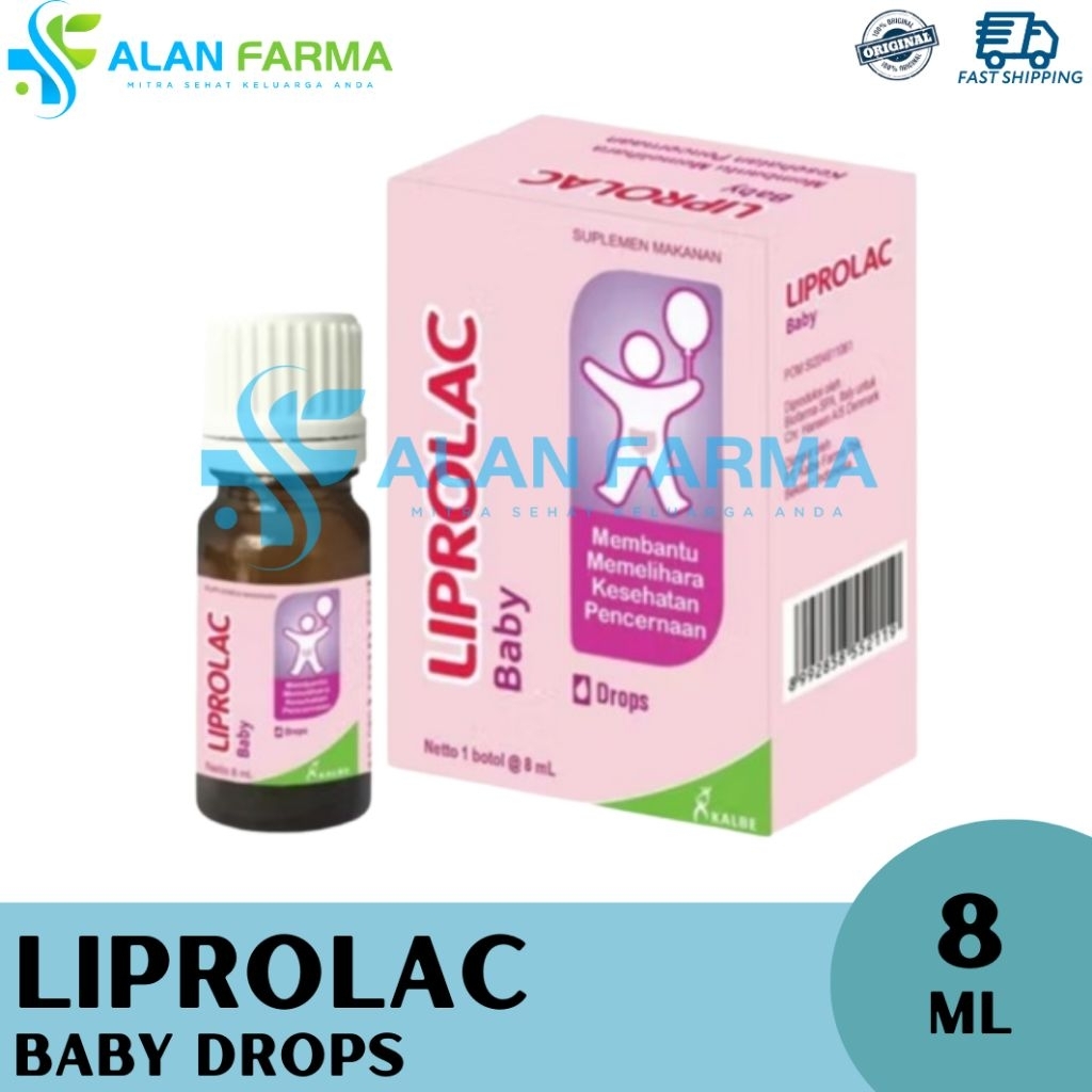 Liprolac Baby Drop 8 mL | Liprolac Drop | Liprolac Baby | Probiotik Bayi Baru Lahir