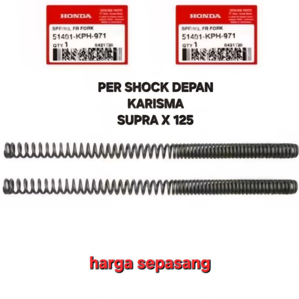PER PIR SHOCK DEPAN KARISMA SUPRA X 125 ORIGINAL