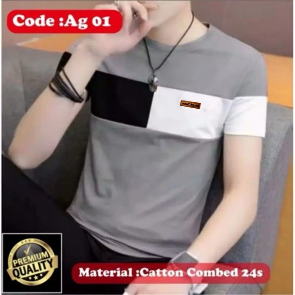 COD BAYAR DITEMPAT, PROMO, KAOS VARIASI KEREN, KAOS KEREN, KAOS KOMBINASI, MODEL KOREAN,  KAOS PRIA.