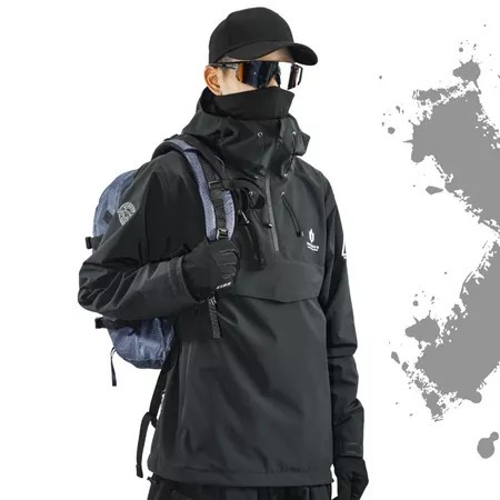 BOGABOO jaket seri anorak 3 layer waterproff - jaket gunung Gorpcore - Jaket Anti Air