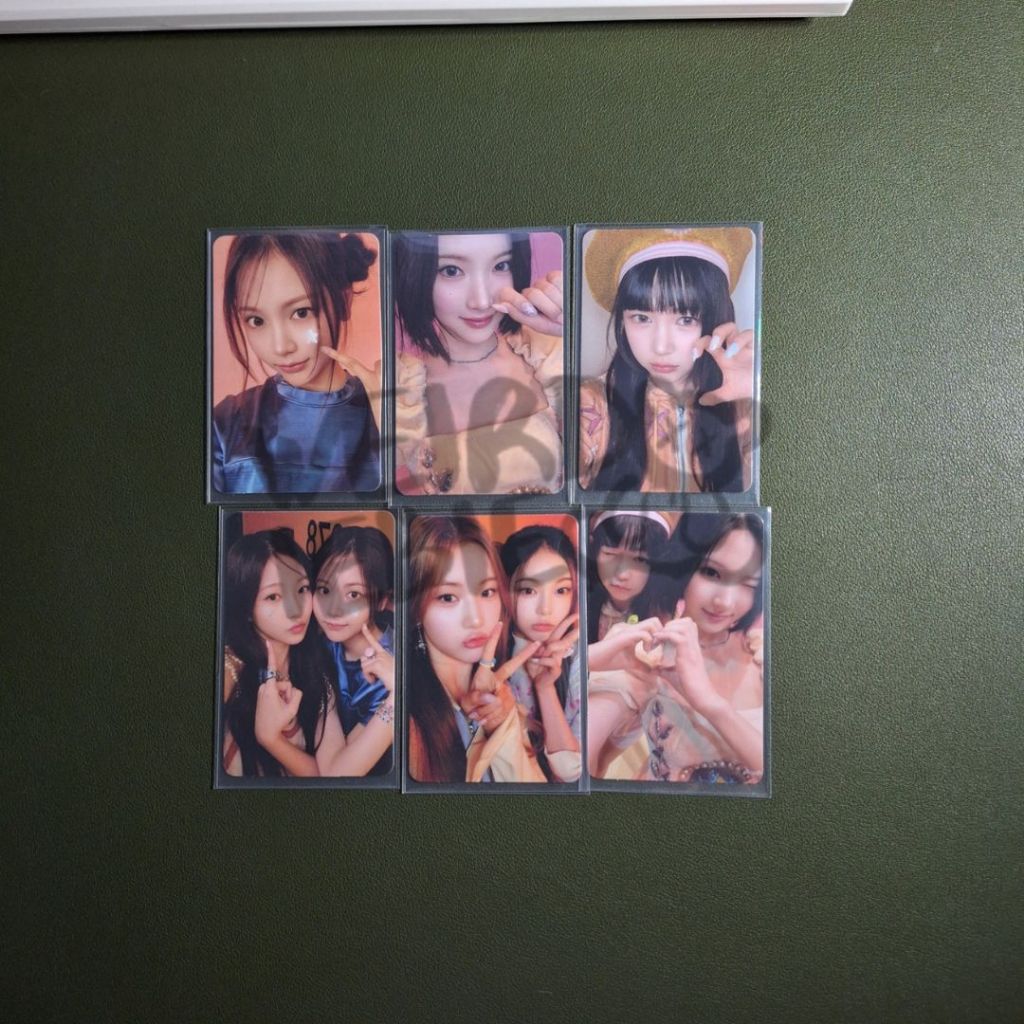 HEARTS2HEARTS OFFICIAL PHOTOCARD PC H2H THE CHASE PHOTOBOOK PB VERSION UNIT CARMEN JIWOO ANA JUUN IA