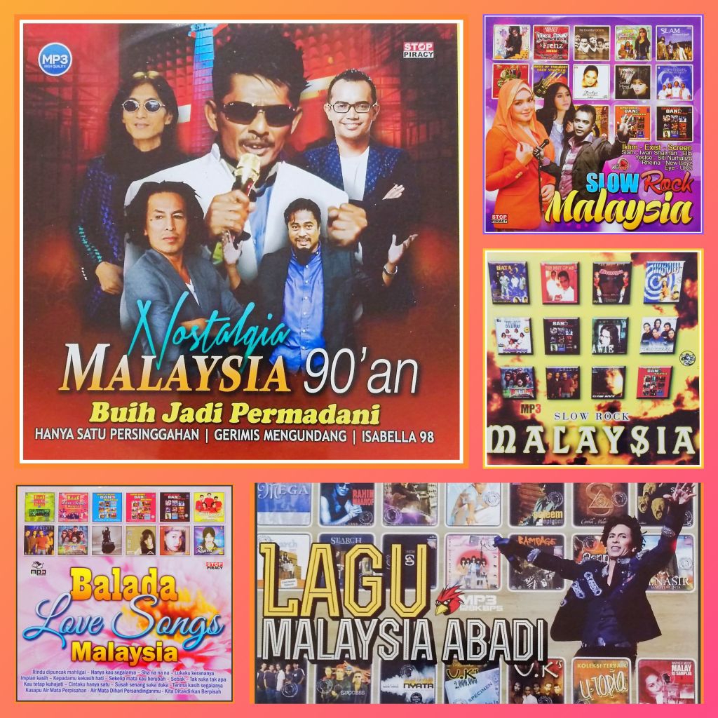Kaset MP3 Kumpulan Lagu Pop Slow Rock Malaysia Campuran Album Pilihan Terpopuler