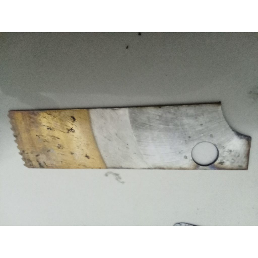 BAJA HSS DM05 JULIA Italy Gold Original Bahan Pisau Dapur Mutik Raut Seset Janur Iris