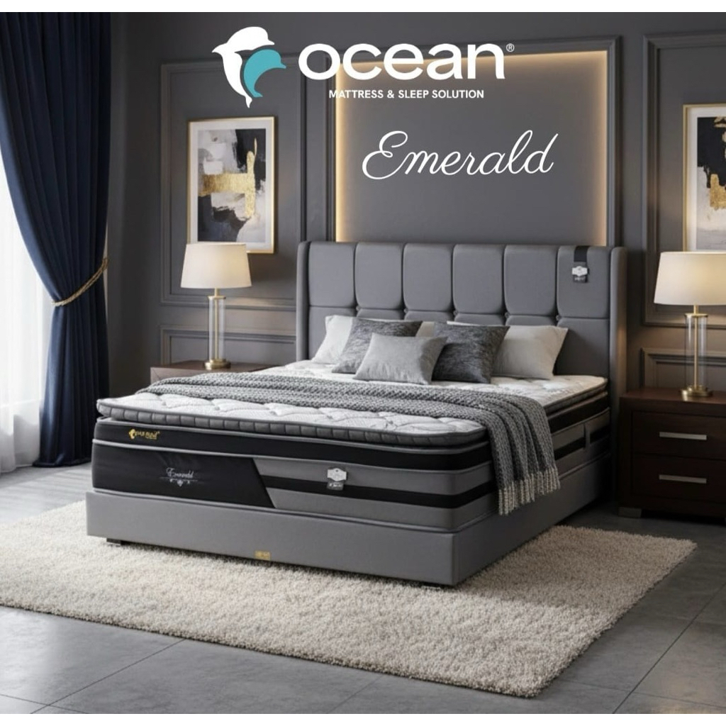 ( Pre Order ) SPRINGBED OCEAN EMERLAND LUXURY POCKET MAGIC PILLOW