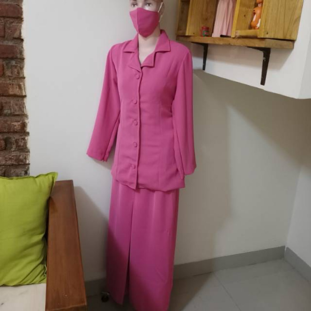 Baju PSH bhayangkari berfuring bahan manish