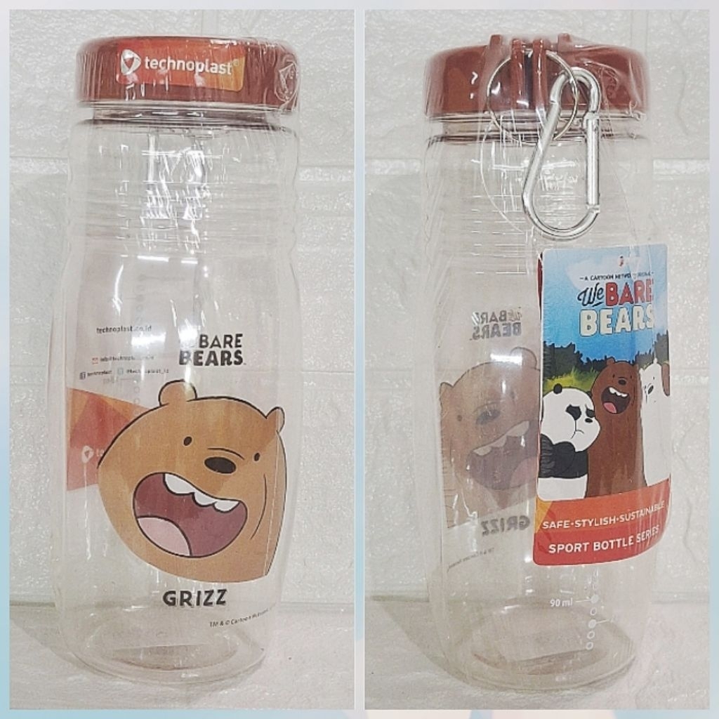 Botol Air Minum WE BARE BEARS Technoplast Tumbler Bottle