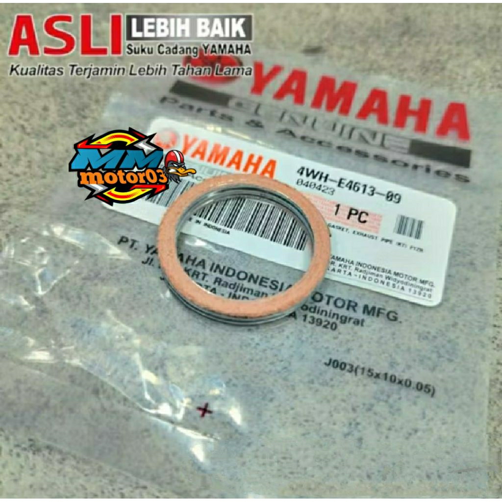 GASKET PAKING KNALPOT FIZ R FIZR ORIGINAL YGP GENUINE PARTS