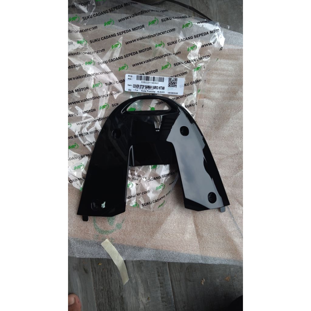 pet body cover stop bagian bawah lampu vario 110 lama