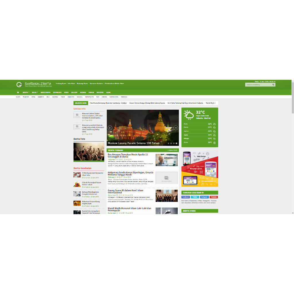 Source Code Website Portable Berita