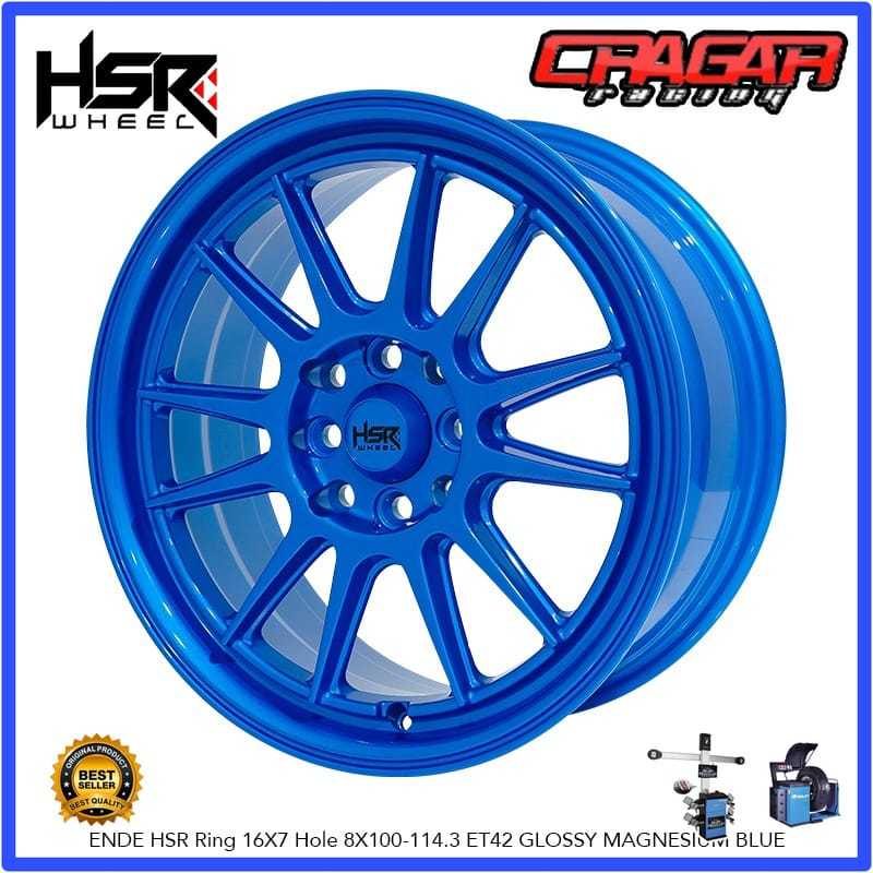 Velg Mobil Nissan Evalia Livina Grand Livina Latio Livina Xgear - Hsr Ende R16 Lubang 4 Blue