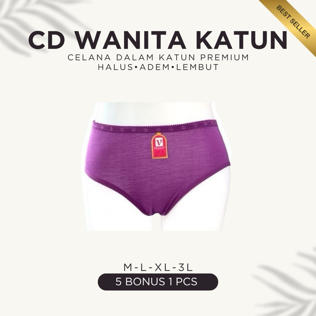 AMA - Celana Dalam Wanita Dewasa Katun Halus Cawet Cewek Breitex Jumbo