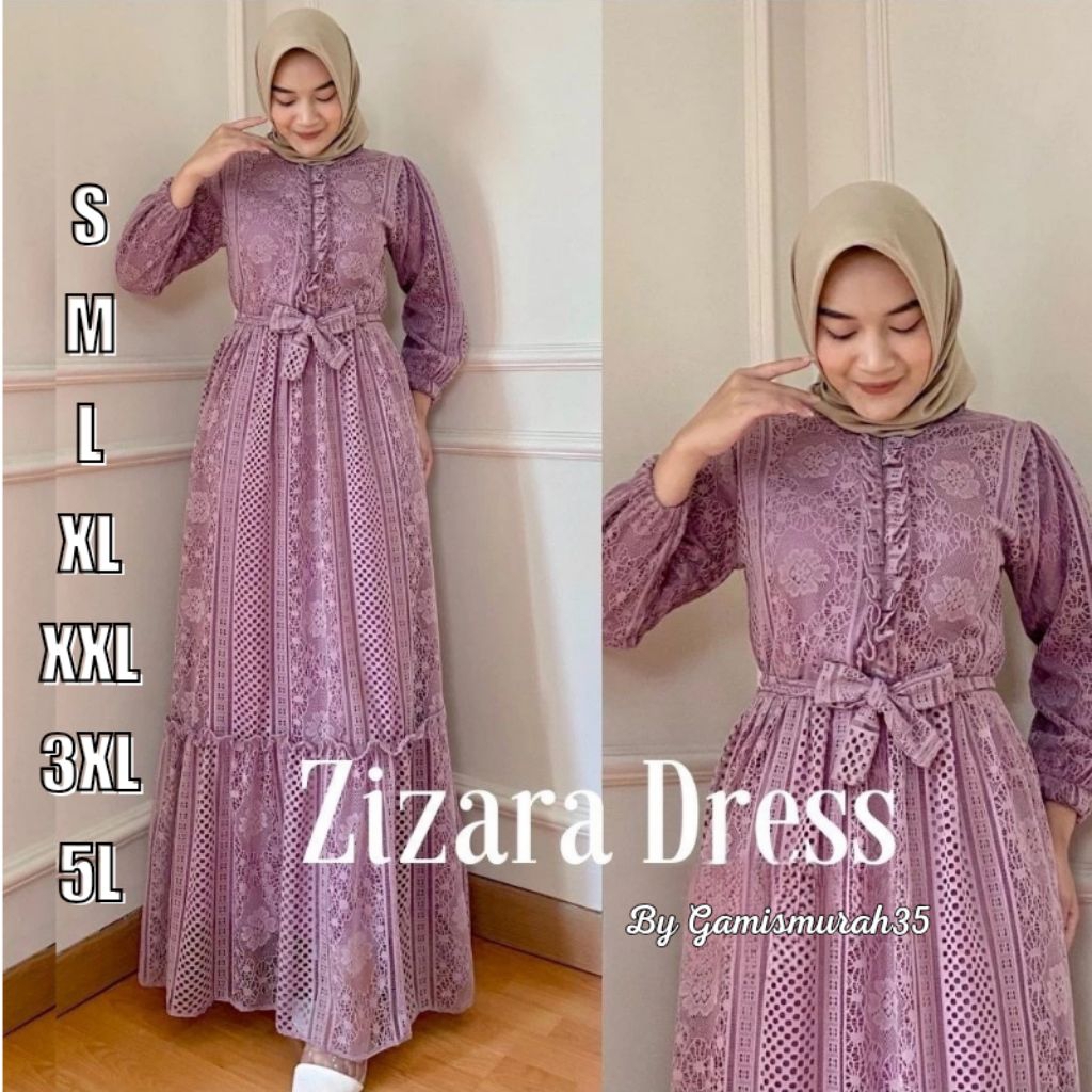 Dress Kondangan Terbaru Simple Elegan Wedding Dress Ukuran S M L XL XXL XXXL 5L Terbaru 2026 Brukat 