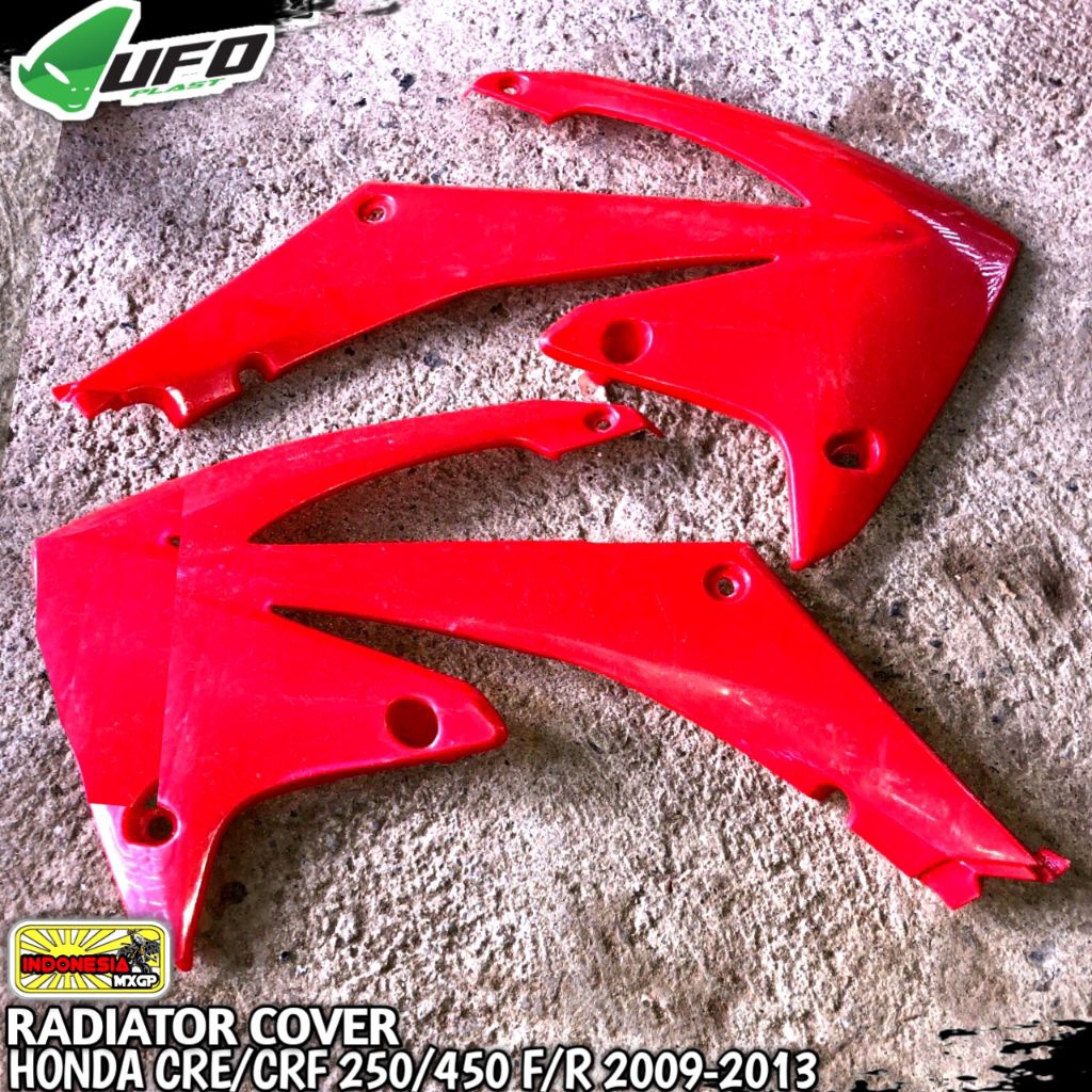 HONDA CR - CRE CRF 250 450 F R 2009 2010 2011 2012 2013 - UFO RADIATOR SCOOP TANK COVER BODY KIT - S