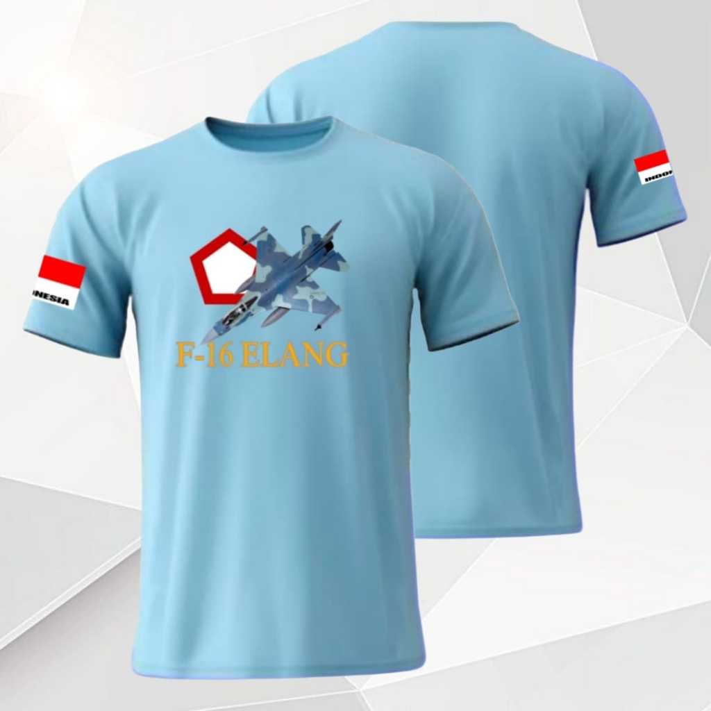 Kaos TNI AU F-16 ELANG Lengan Pendek