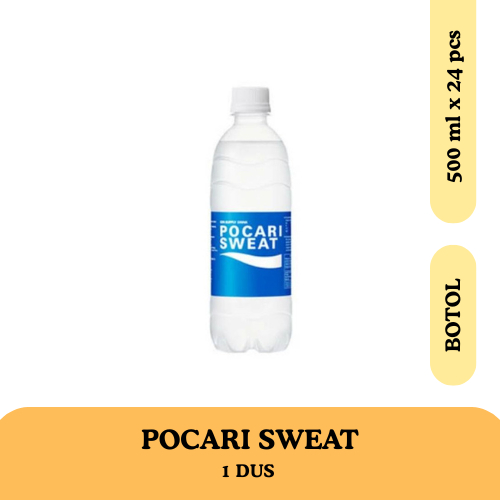 Pocari Sweat Minuman Isotonik (500 ml) 1 Dus Isi 24 / Pocari Sweat