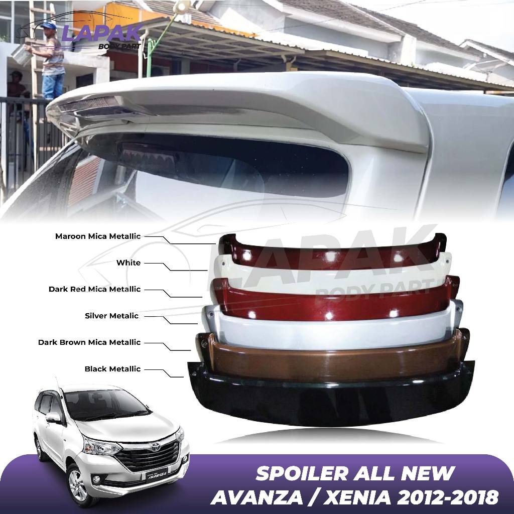 Spoiler All New Avanza/Xenia 2012 2013 2014 2015 2016 2017 2018 Original