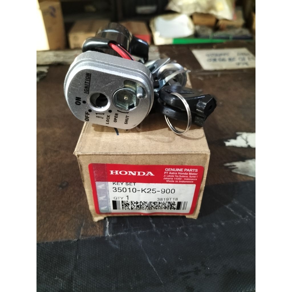 kunci kontak K25 Honda khusus motor beat FI 2013 / 2014