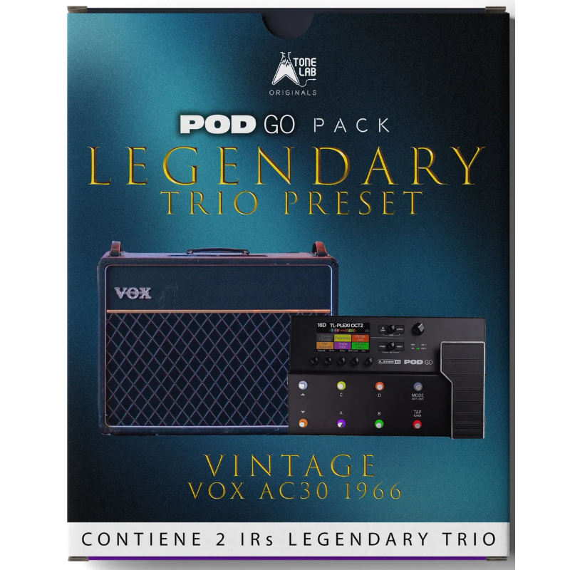 Tonelab Originals - Vox AC30 '66 Presets | Pod Go Preset