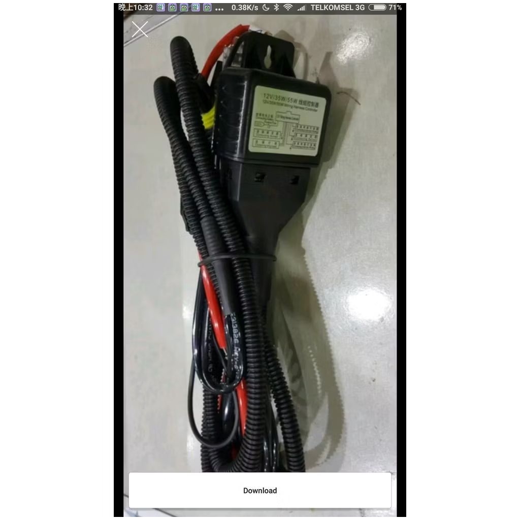 Kabel relay hid H4 hi lo