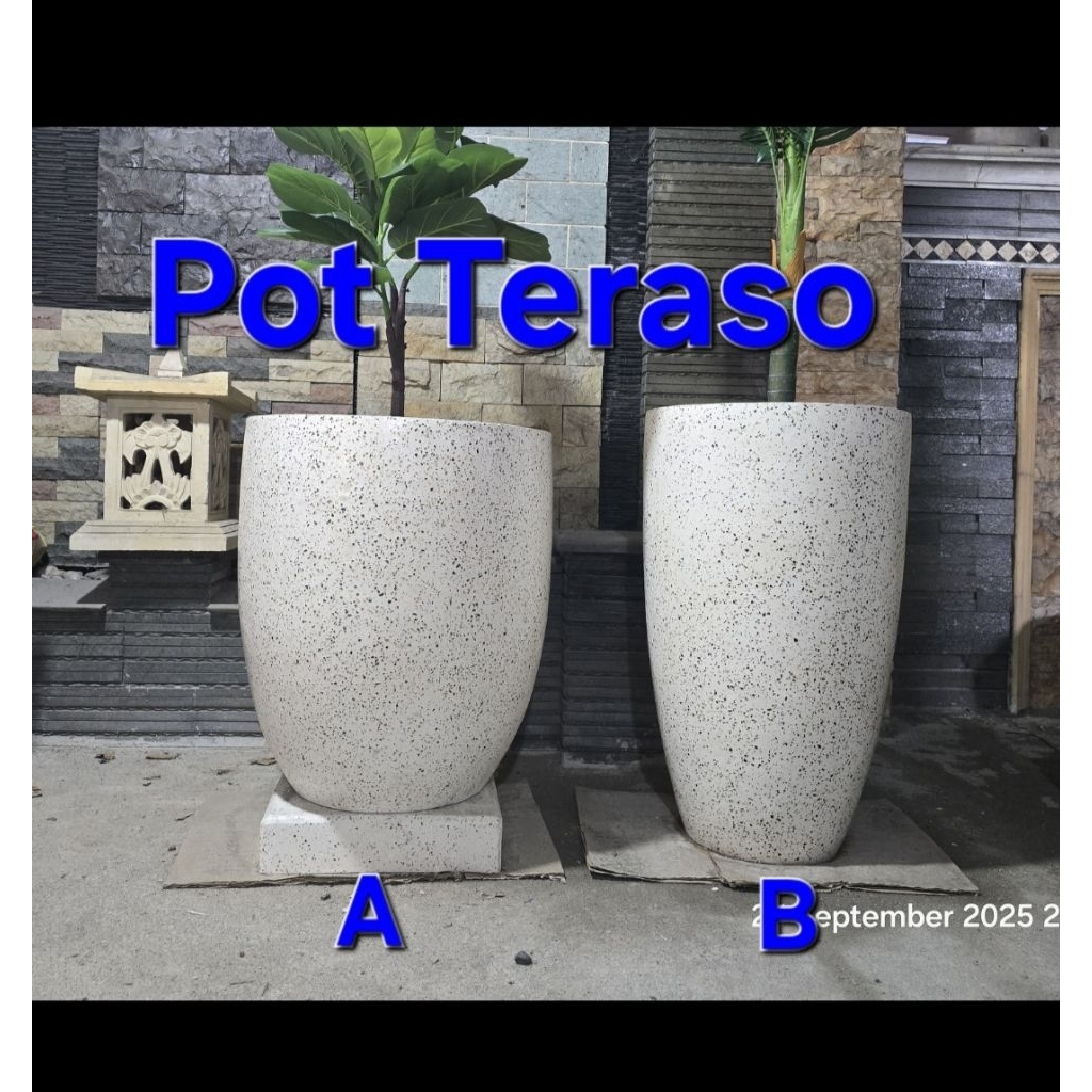 Pot Teraso, Pot Tanaman Hias, Pot Tanaman Modern Minimalis, Pot Bunga