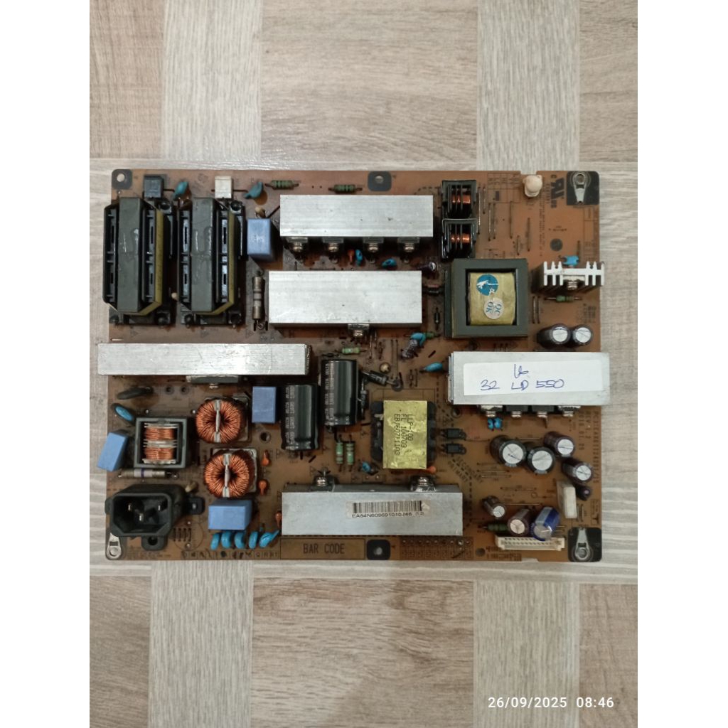 PSU POWER SUPPLY REGURATOR MESIN TV LG 32LD550 LG32