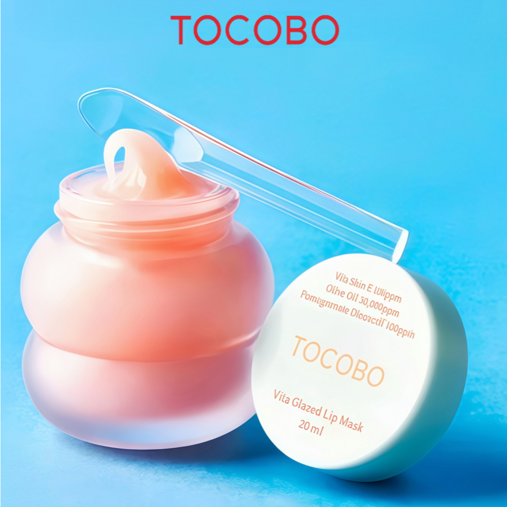 TOCOBO Vita Glazed lip Masker 20ml / Lemon Sugar Scrub Lip Mask 20ml