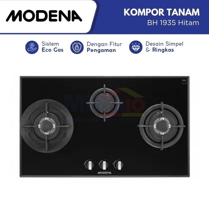 MODENA Kompor Tanam 3 Tungku BH 1935