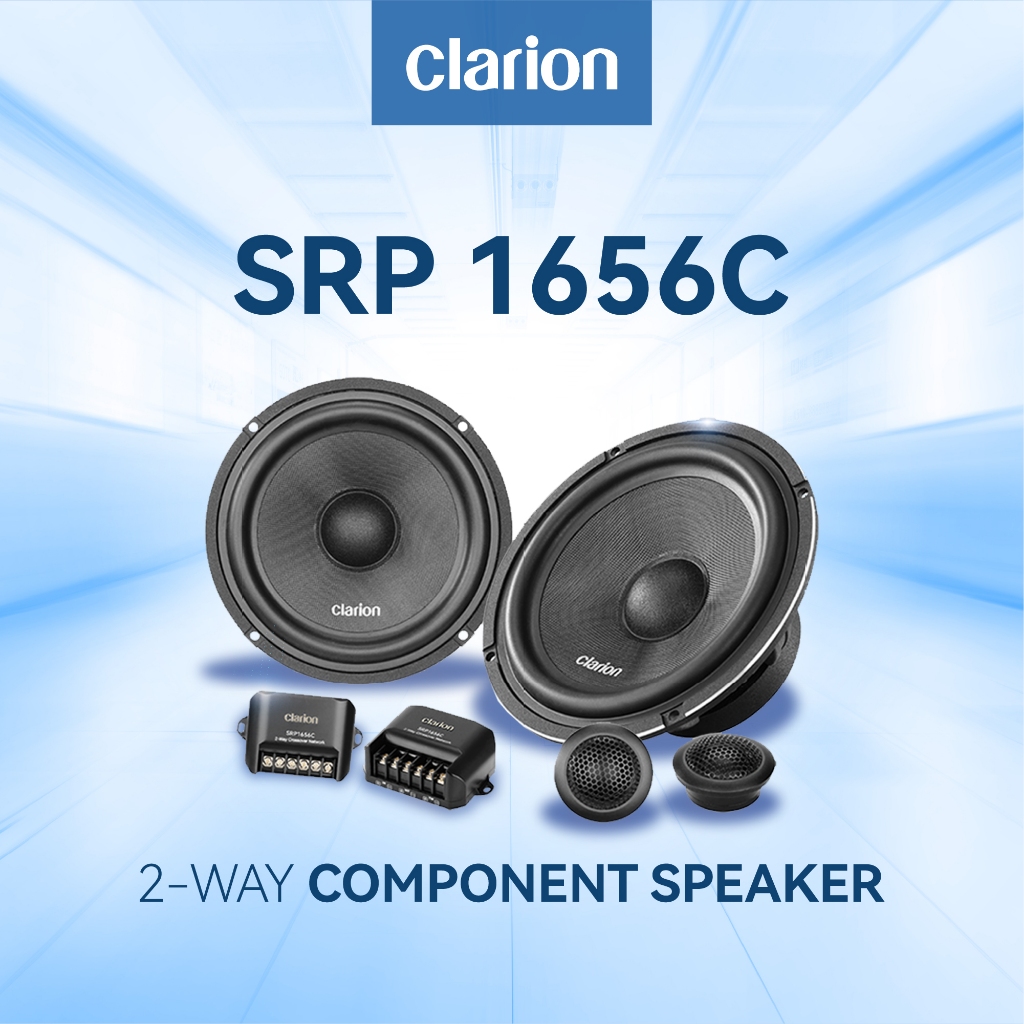 Clarion Speaker T 1656C Speaker Split Component Speaker 6,5 Inch, 240 W