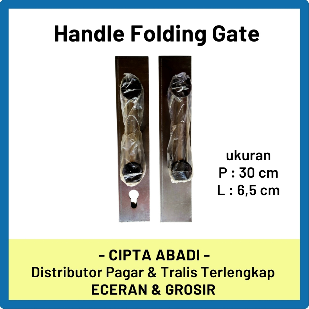 Cipta Abadi - Ornament Besi Tempa Handle Folding Gate