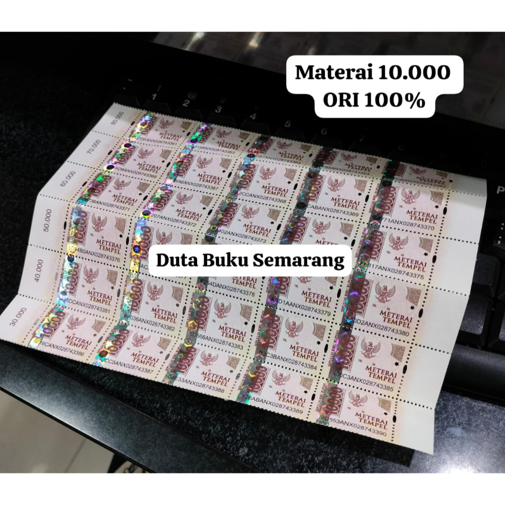 Materai10000 Ori Pos