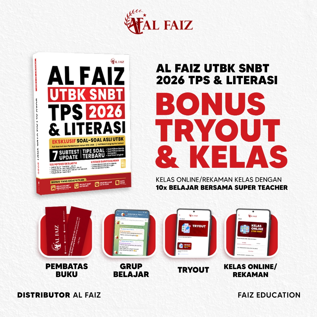 Buku UTBK SNBT AL FAIZ 2026