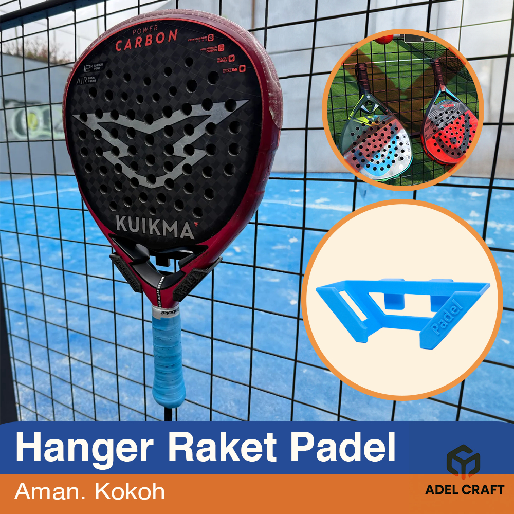 Tmtore Gantungan Raet Padel Lapangan Hoo Holder Padel Raet Hanger Portable Fence Court