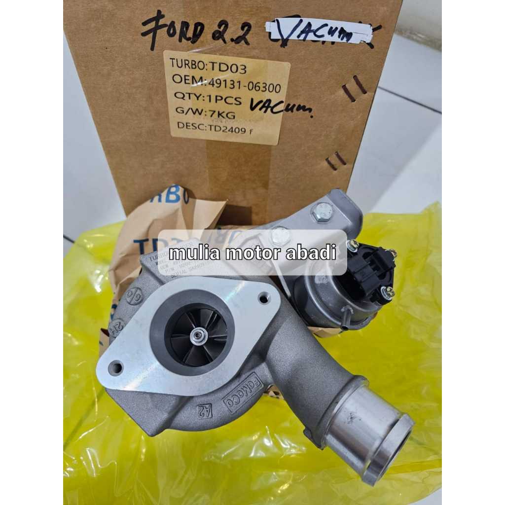 Turbo charger Ford ranger 2200cc elektrik fomoco 6jt 8kg ,model vacum fomoco