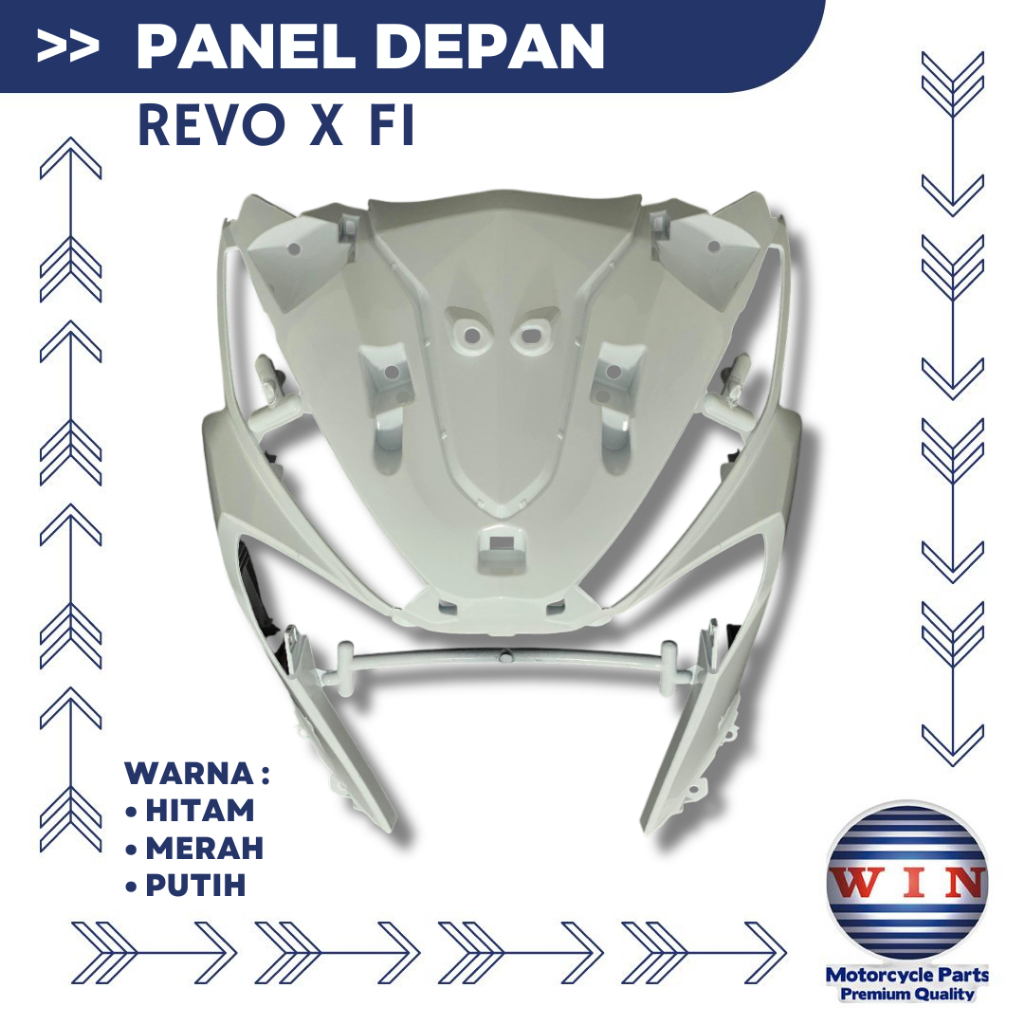Panel Depan Tameng Pelindung Rangka Depan Cover Front Honda Revo X FI Merk WIN