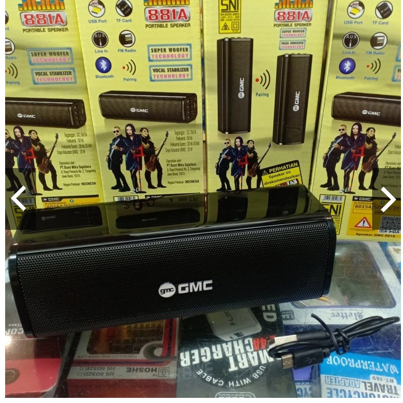 Speaker Bluetooth Portable GMC 881A - Speaker Usb GMC 881 A