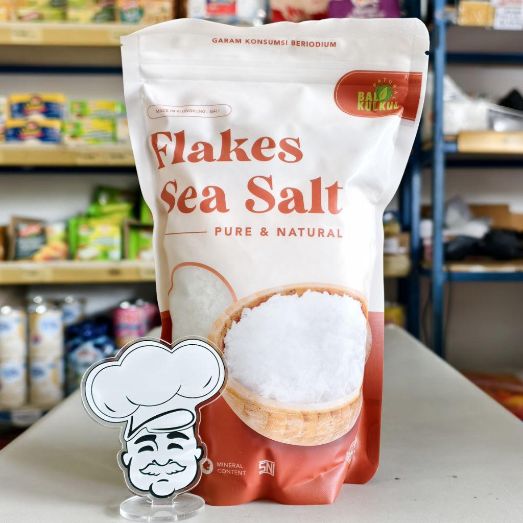 Bali Kulkul Flake Sea Salt 500gr / Garam Sea Salt / Garam Sea Salt Kasar