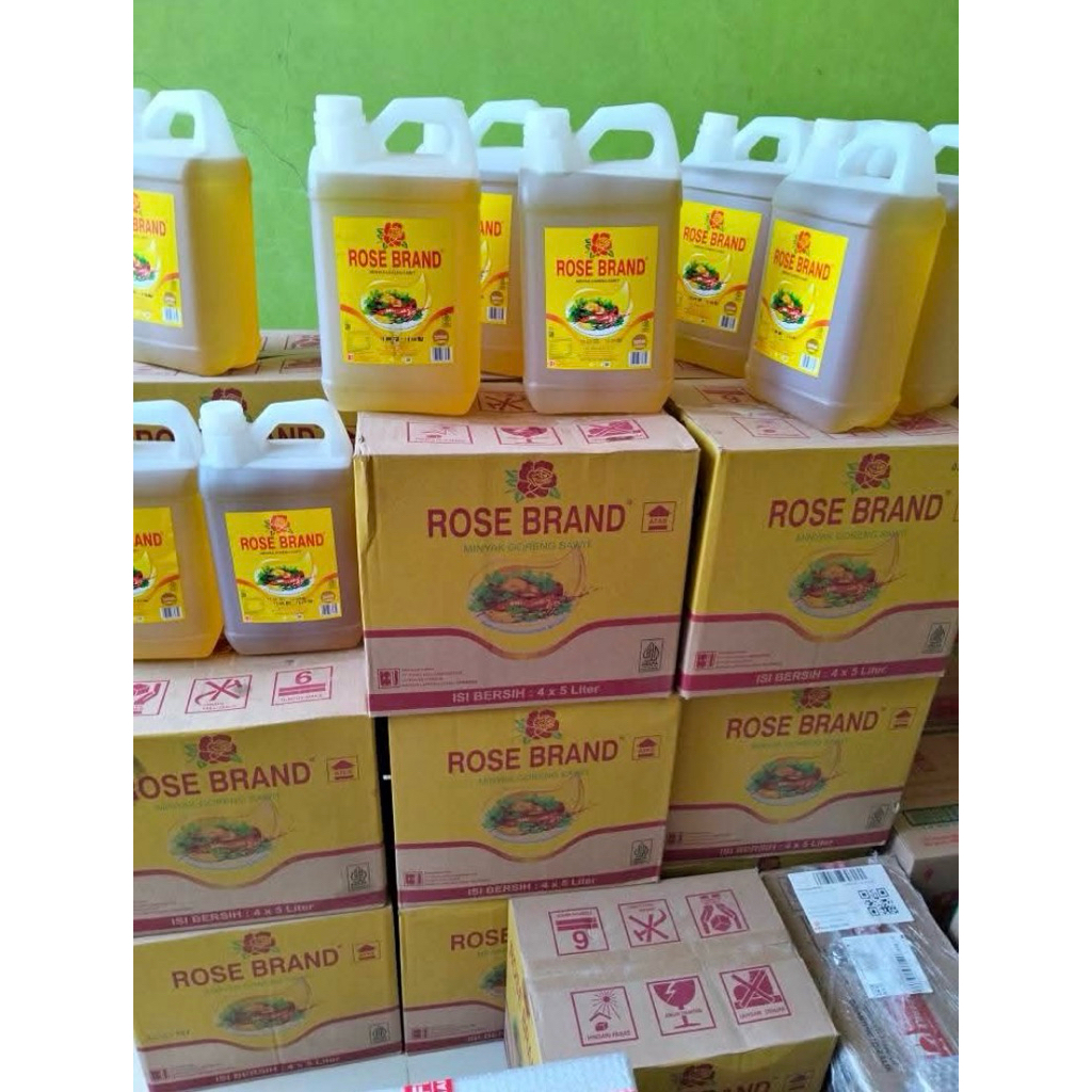 Rose brand minyak goreng 5 Liter