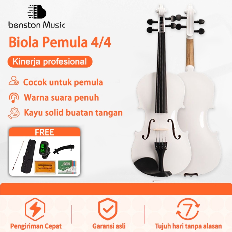 Benston Music- 4/4 biola untuk dewasa, anak-anak, dan remaja /alat musik gesek /biola anak /biola re