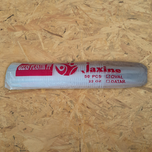 JAXINE - Cup Plastik 12 Oz, 16 Oz, 22 Oz