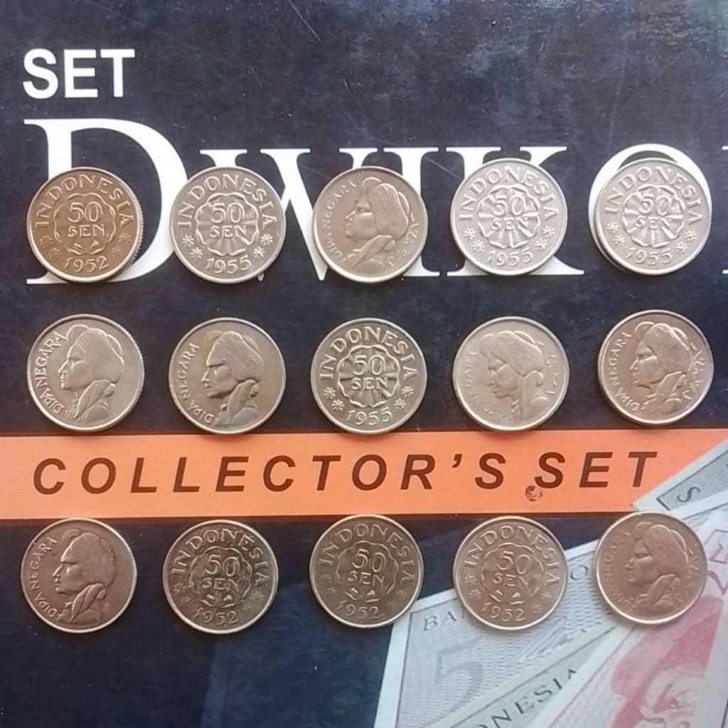 UANG KUNO KOIN MAHAR NIKAH 50 SEN DIPONEGORO