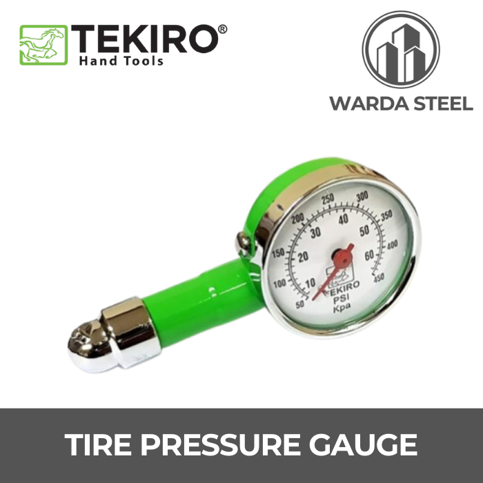 Alat Ukur Tekanan Angin Ban 60 Psi Tekiro - Pengukur Tekanan Ban Mobil Tire Pressure Gauge
