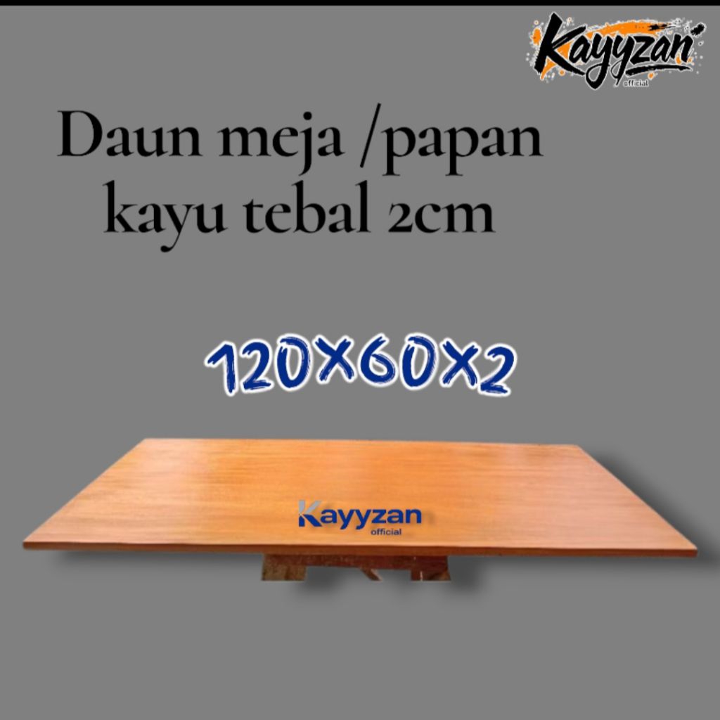 Daun Meja kayu Papan kayu 120x60x2 Kayu Mahoni