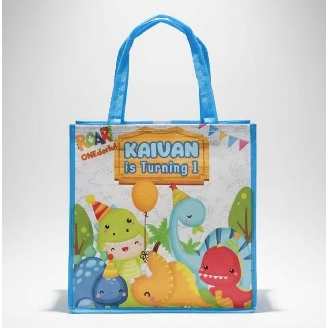 GOODIEBAG CUSTOM TAS SOUVENIR ULANG TAHUN ANAK/AQIQAH/TEDHAK SITEN UKURAN PAPER LUNCH