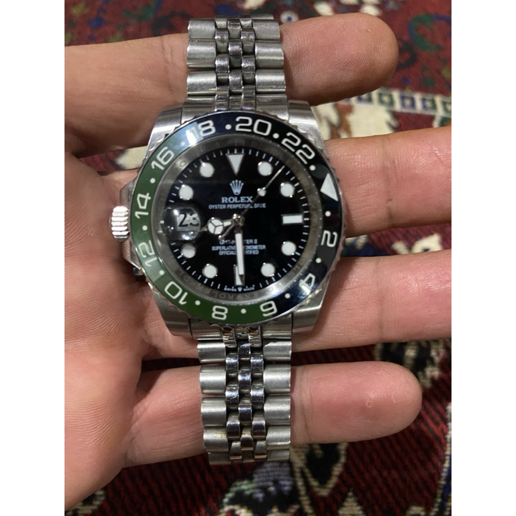 Rolex GMT Swiss Master || Lefty|| Safire Glass