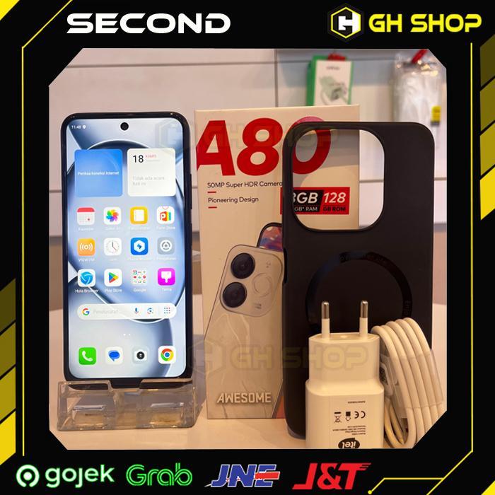 Itel A80 4/128GB Black Second Mulus