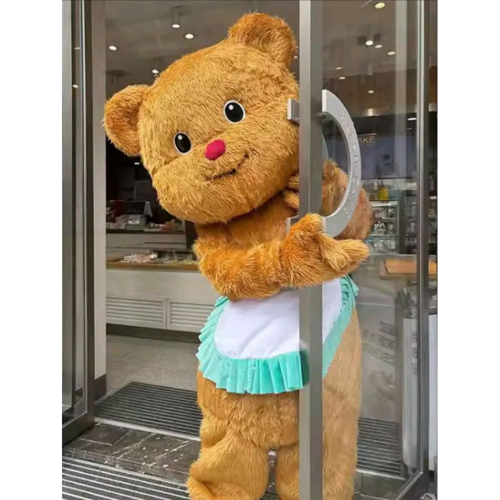 Kostum badut bear cute