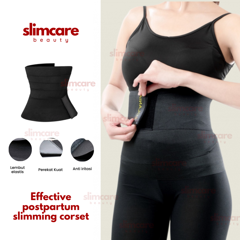 Korset Pelangsing Perut Buncit Centing Ibu Pasca Melahirkan Stagen Lilit Bengkung Pengecil Perut Gur
