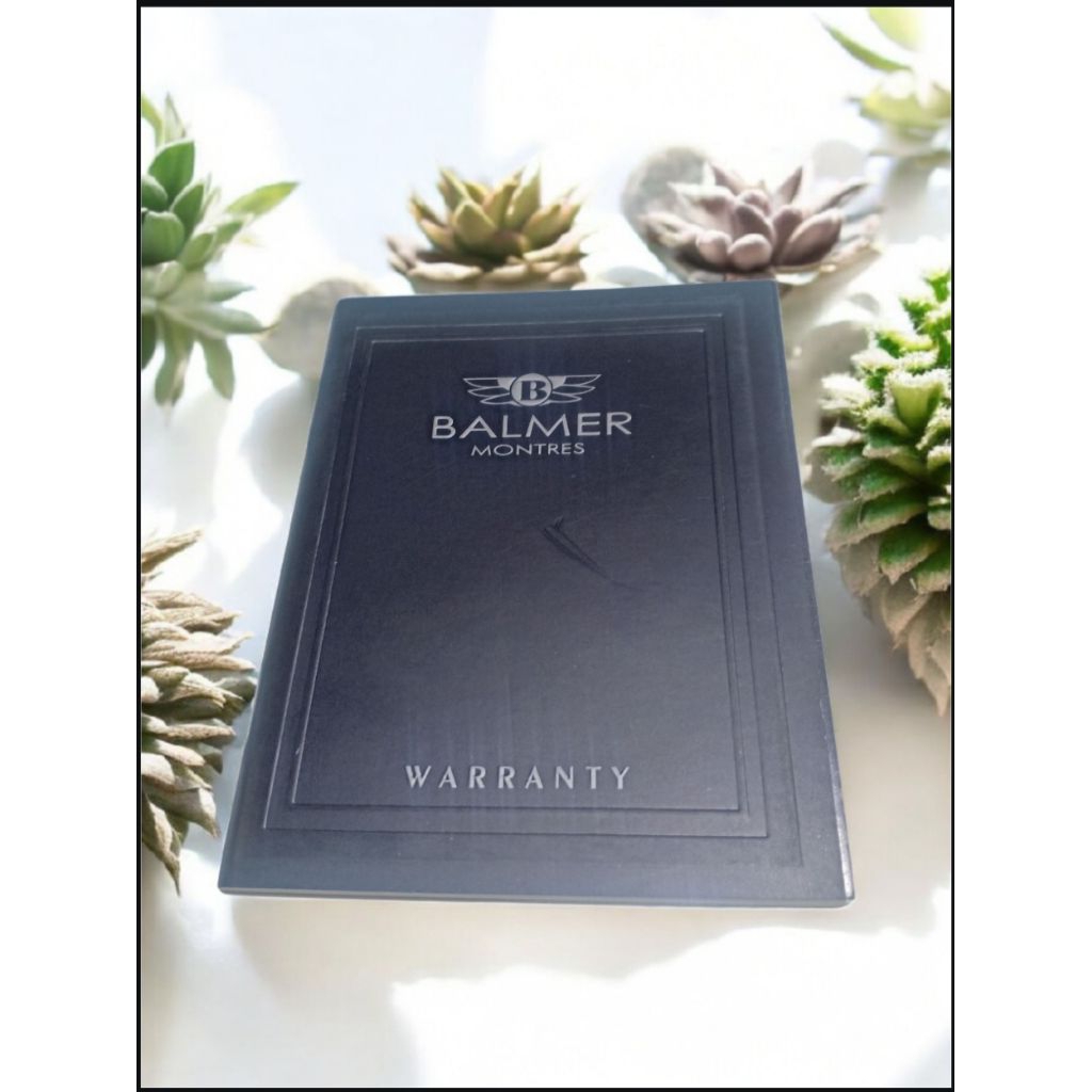 WARRANTY CARD WATCH BALMER JAM TANGAN RESMI  ORIGINAL