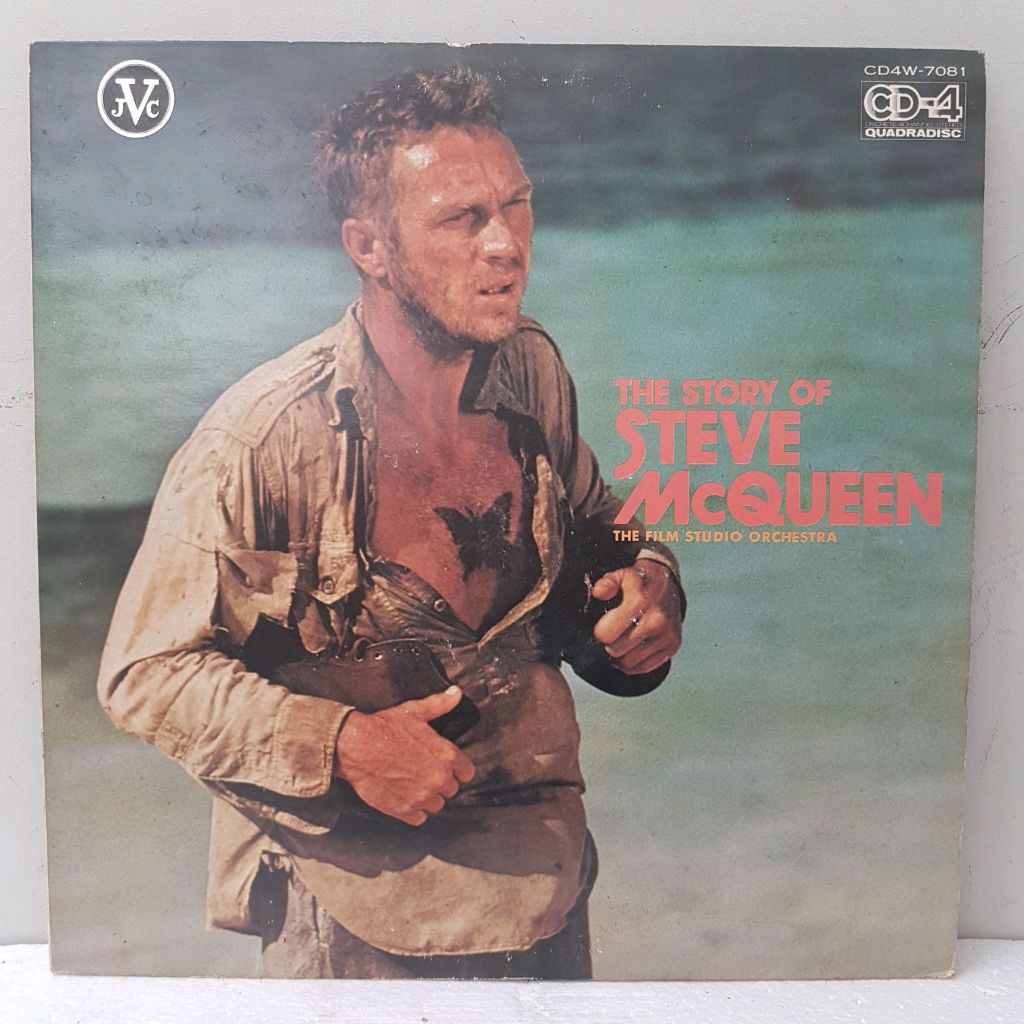 Vinyl Piringan Hitam 12 inch The Story Of Steve Mc Queen - Theme From Papillon