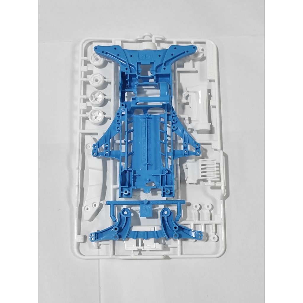 Tamiya Chassis Fma Light Blue + Gearbox Loose Part Original